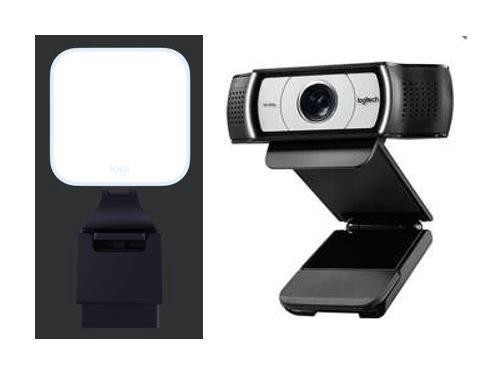 Logitech C930e Webcam & Litra Glow Bundle