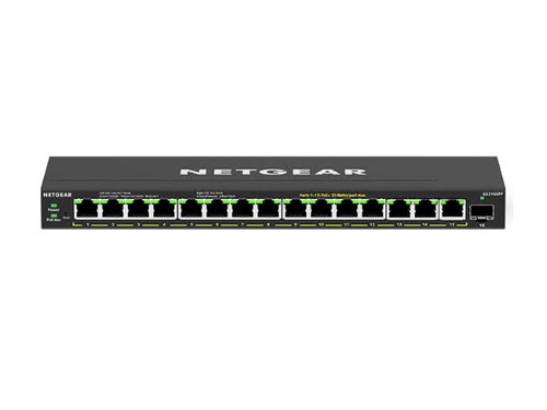 16-PORT HIGH-POWER POE+ GIGABIT ETHERNET PLUS SWITCH (231W) WITH 1 SFP PORT