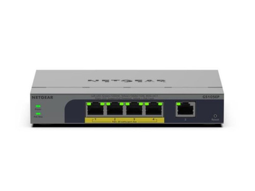 5 Port Gigabit Ethernet Easy Smart PoE+ Switch (63W)