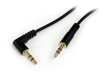 3.5MM TO RIGHT ANGLE STEREO AUDIO CABLE
