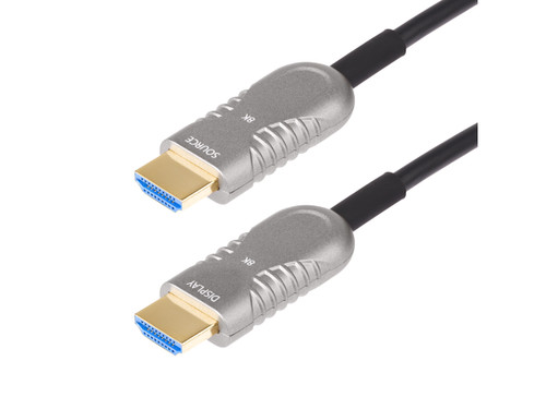 30FT (9.1M) HDMI 2.1 HYBRID ACTIVE OPTICAL CABLE (AOC), CMP, PLENUM RATED, ULTRA HIGH SPEED HDMI 2.1/2.0 FIBER OPTIC CABLE, 48GBPS, 8K 60HZ/4K 120HZ