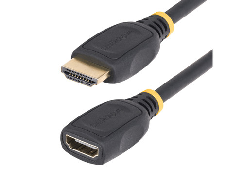 3.3ft (1m) HDMI 2.0 Extension Cable, High Speed HDMI Port Saver Cable, 4K 60Hz, HDMI Male to Female Extension Adapter Cord, M/F