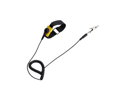 Antistatic Wrist Strap with Grounding Cable, ESD Safe Band with 5ft / 1.5m Detachable Cord, Prevent Electrostatic Discharge, Adjustable Fit, TAA
