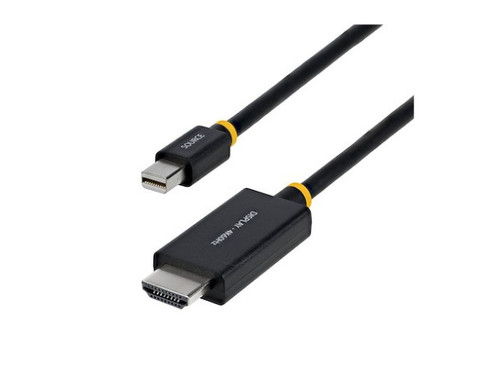 3ft (91cm) Mini DisplayPort to HDMI Adapter Cable, 4K 60Hz with HBR3/HDCP 2.3/DPCP, MDP to HDMI 2.0 Cable, Active Video Converter