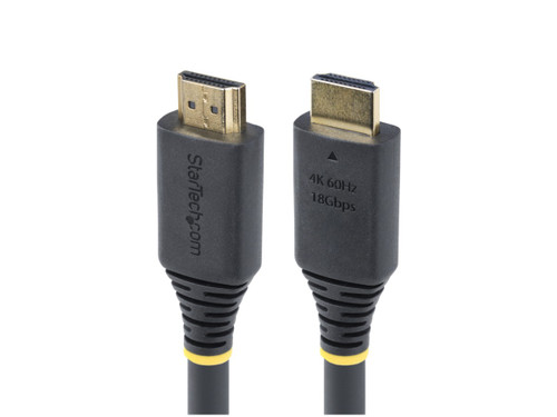 50ft (15.2m) Active High Speed HDMI Cable, 4K 60Hz/1440p 144Hz, HDR10/HDCP 2.2/ARC, 18Gbps, UHD HDMI 2.0 Cord for TV/Monitor, TPE Jacket