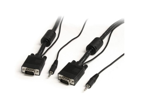 15ft High Res Monitor VGA Cable w/ Audio