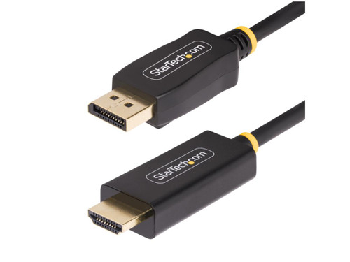 2m DisplayPort to HDMI Adapter Cable, 4K 60Hz with HDR, DP to HDMI 2.0b, Active Video Converter, DisplayPort Desktop to HDMI Monitor