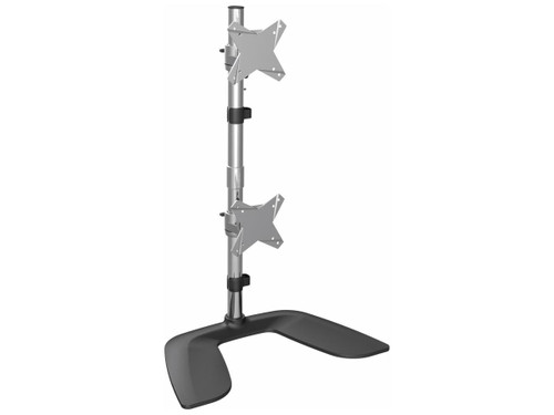 Vertical Dual Monitor Stand 27 inch VESA