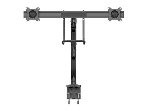 Desk Mount Dual Monitor Arm 32in -Handle