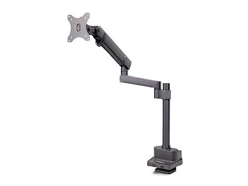 Desk Mount Monitor Arm, Up to 40-inch Screen/17.6lb (8kg), Mechanical Spring-Assisted Arm, C-Clamp/Grommet, Top-Down Installation, Toolless Adjustment