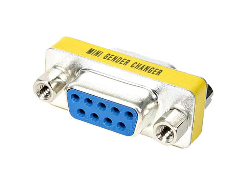 Slimline Serial DB9 Gender Changer - F/F