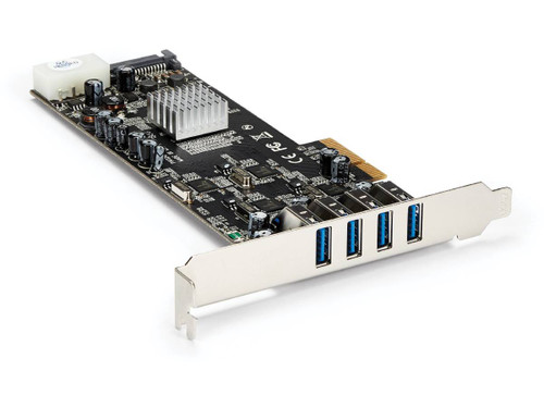 4 Port PCIe USB 3.0 Card w/ 4 Channels