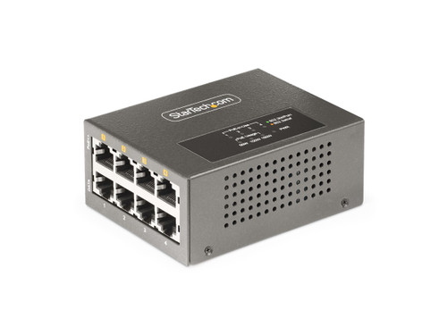 4-PORT MULTI-GIGABIT POE INJECTOR, 5/2.5G ETHERNET (NBASE-T), POE/POE+/POE++ (802.3AF/802.3AT/802.3BT), 95W MAX, WALL/DIN RAIL MOUNTABLE, UNMANAGED