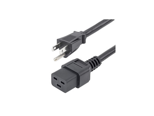 6ft Heavy Duty Power Cord, 5-15P to C19