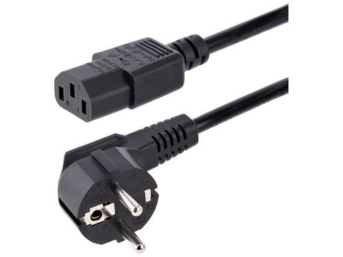 2m Power Cord, EU Schuko to C13 Cable