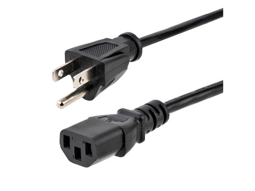 6ft Computer Power Cord NEMA5-15P to C13
