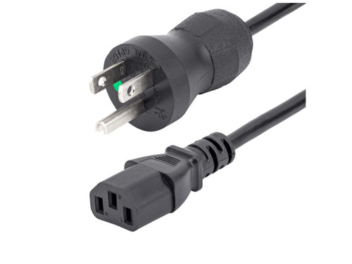 6ft Hospital Power Cord, NEMA 5-15P/C15