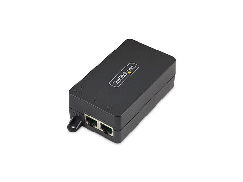 1-Port 10Gbps PoE++ Injector, 60W, 2.5/5/10G Ethernet/10/100/1000Mbps, PoE++ (802.3af/at/bt), Wall Mountable, Unmanaged Inline Power Over Ethernet