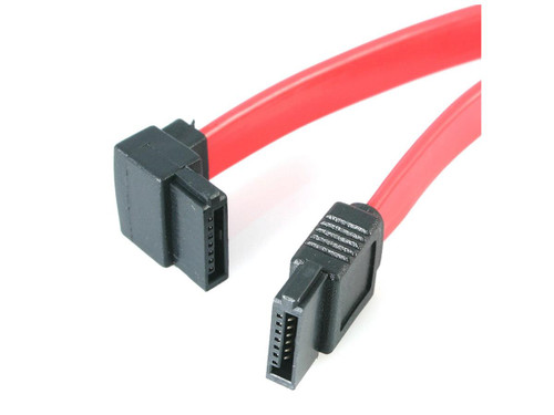 18in SATA to Left Angle SATA Cable