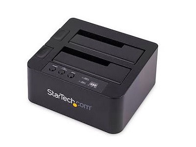 2-Bay Dual Bay Hard Drive Duplicator