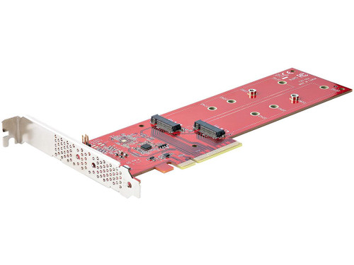 Dual M.2 PCIe SSD Adapter, NVMe / AHCI