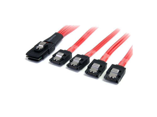 SAS CABLE SFF-8087 TO 4X LATCHING SATA