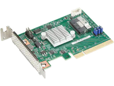 2-PORT RETIMER, X8 PCIE GEN 4, LOW PROFILE AOC, ROHS