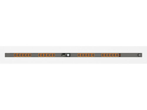 rPDU, Switched Unit Level Monitoring EC, 20A, 120/208V WYE, 5.7kW, Vertical, (21) Locking IEC C13, (3) Locking IEC C19, 10ft / 3m power cord with