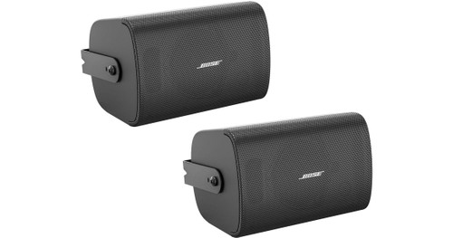 Bose - BOFS4SESMSKB - 4.5" Full-Range Surface-Mount Loudspeaker Pair - 70Hz-17kHz - 80W RMS - IP55 Bose - BOFS4SESMSKB - 4.5" Full-Range Surface-Mount Loudspeaker Pair - 70Hz-17kHz - 80W RMS - IP55