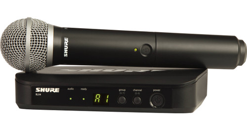 Shure - SHBL24PG58H9 - Sistema inalámbrico handheld con cápsula PG58, UHF, diversidad de antena