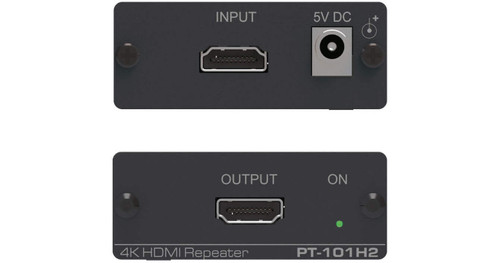 Kramer - KRPT101H2 - 4K60 HDMI 2.0 Repeater - HDCP 2.2 - 33 ft