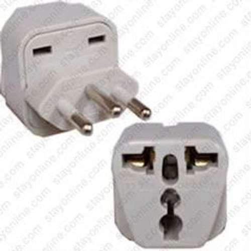 Brazil NBR14136 Male Plug to Multi Country Connector - Block Plug Adapter 