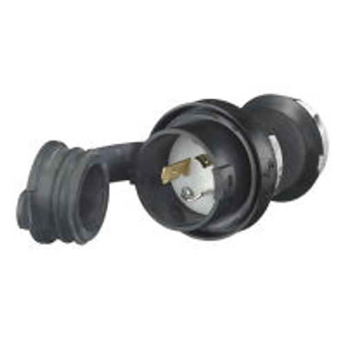 Hubbell HBL2331SW AC Plug NEMA L7-20 Male Black Watertight