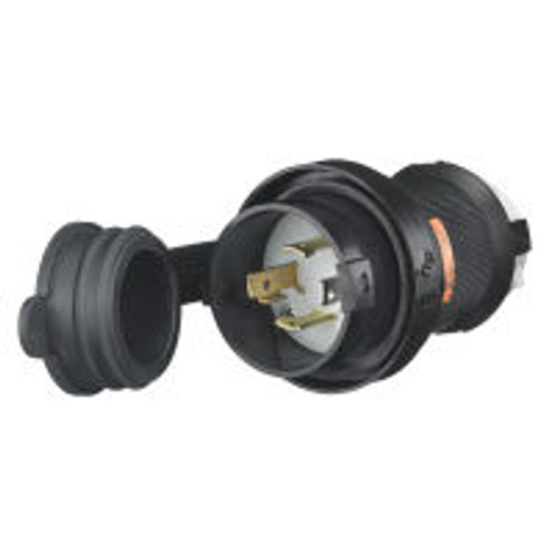 Hubbell HBL2711SW AC Plug NEMA L14-30 Male Black Watertight