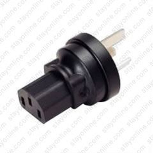 China GB2099 Male Plug to IEC320 C13 Connector - Block Plug Adapter 