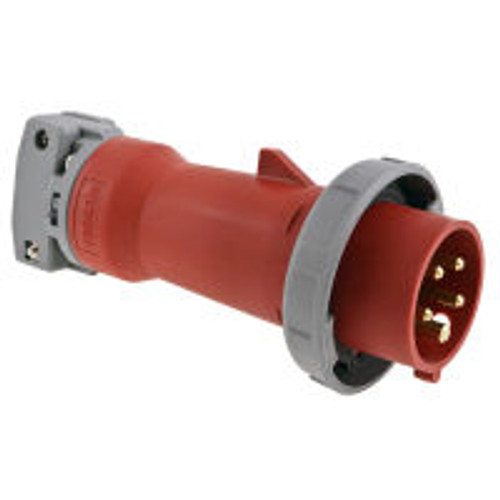 Hubbell HBL520P6W AC Plug IEC60309 520P6W Male Pin & Sleeve 16/20A - Dual Rated to Support 516P6W