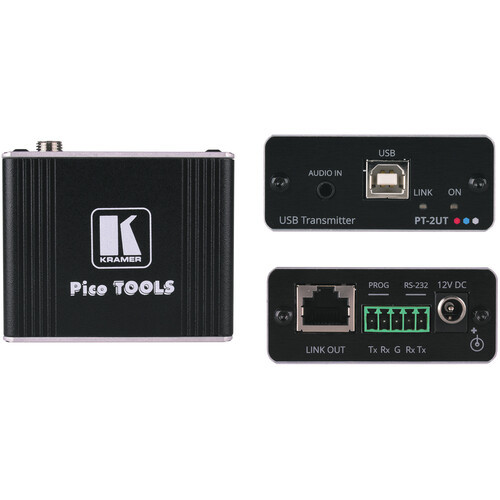 Kramer USB 2.0 over Ethernet Extender Kit with Audio and PoC