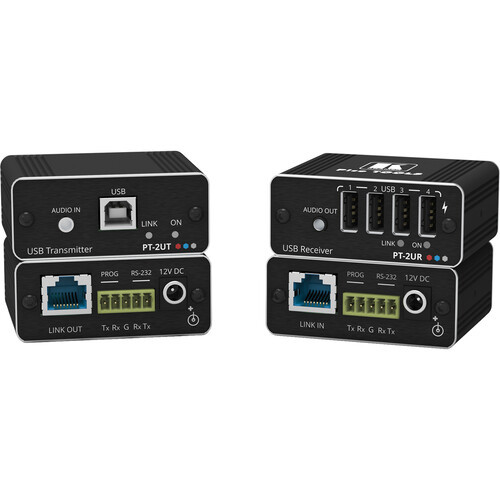 Kramer USB 2.0 over Ethernet Extender Kit with Audio and PoC