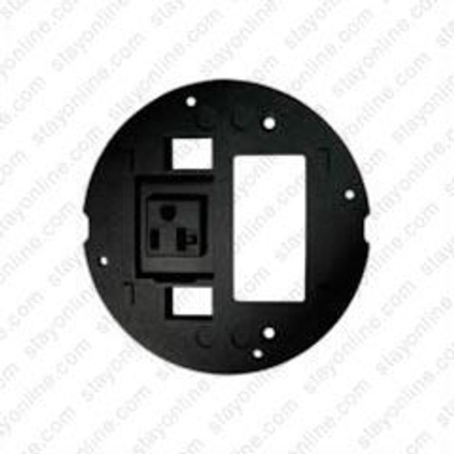 Hubbell S1SPAAM20 SystemOne Sub-Plate 1 Style Line + Power + 2 Data
