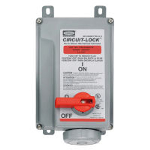 Hubbell HBL330MI7W Mechanical Interlock Enclosure for IEC 60309 Unfused