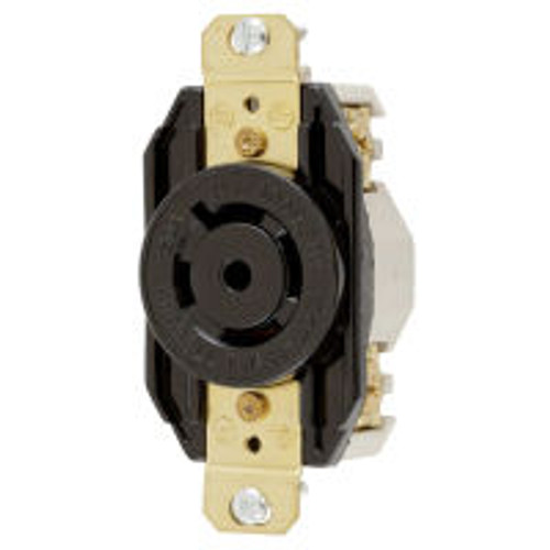 Hubbell HBL2530 AC Receptacle NEMA L23-20 Female Black 347/600 Volt 20 Amp