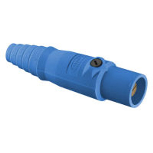 Hubbell HBL300MBL AC Plug Single Pole 300A (6AWG - 2/0AWG) Blue