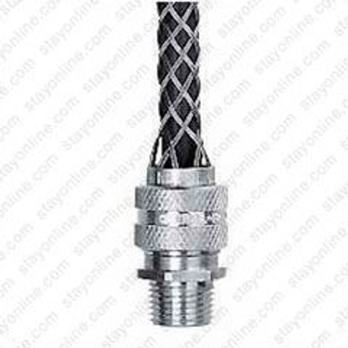 Hubbell 07401010 Strain Relief Deluxe Cord Grip 1/2 Inch Thread .500-.625 Inch Cable