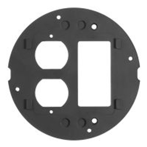 Hubbell S1SPDUSL SystemOne Sub-Plate 1 Duplex + 1 Style Line