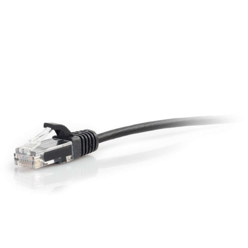 10ft (3m) Cat6 Snagless Unshielded (UTP) Slim Ethernet Network Patch Cable - Black