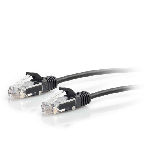 10ft (3m) Cat6 Snagless Unshielded (UTP) Slim Ethernet Network Patch Cable - Black