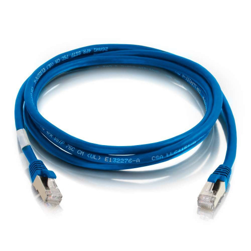 6ft (1.8m) Cat6a Snagless Shielded (STP) Ethernet Network Patch Cable - Blue