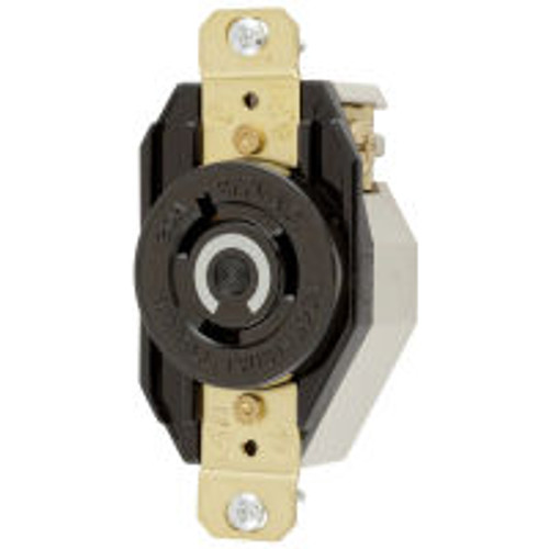 Hubbell HBL2330 AC Receptacle NEMA L7-20 Female Black 277 Volt 20 Amp