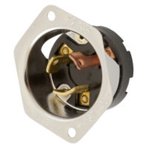 Hubbell HBL7556 AC Inlet Non NEMA 10 Amp Male