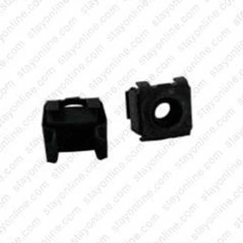 DataFig DFCNM6SN1B M6 Snap In Cage Nut (1 piece) for Square Hole Punched Rack Rails - Black